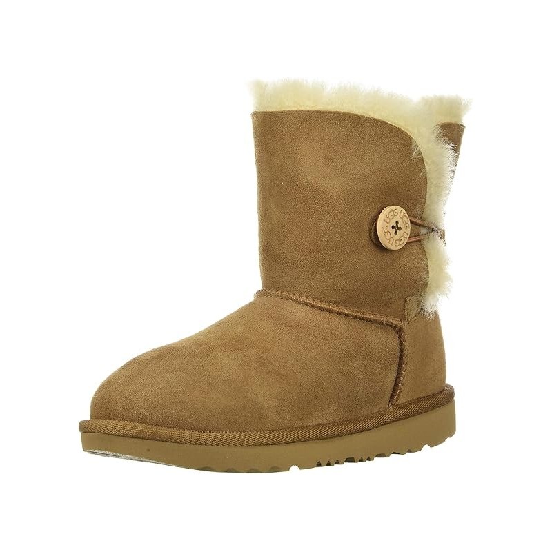 Bottes UGG K Bailey Button II Enfant Isolation Naturelle