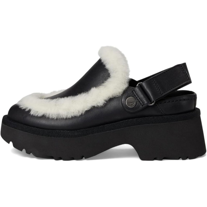 UGG Esmee Leather Clog Texture Agréable Toucher